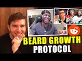 KSI Reacts To My Beard Growth Protocol Video - My Response