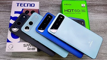 Tecno spark go 5g vs Infinix Hot 60i 5g - Comparison 🔥| Best Camera 📸 | Rs 8890 | Gaming Processor 🎮