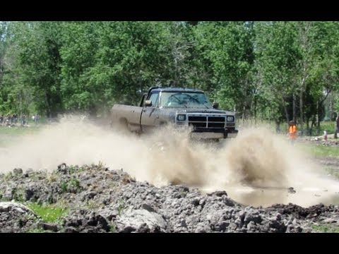 Old Dodge Big Mud At Country Compound Mud Bog - YouTube
