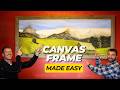 How To Make A Canvas Frame Out Of Wood