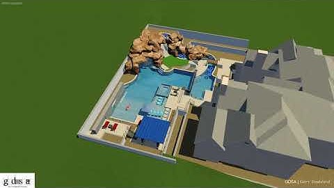 Mind Blowing residential pool and lazy river