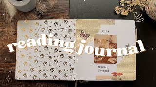 2024 Reading Journal Setup & Flip Through | 🍄🌿 Vintage Scrapbook Theme