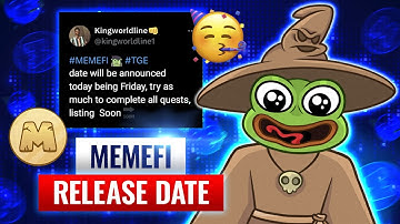 MemeFi Listing Date Is LIVE💣 MemeFi News