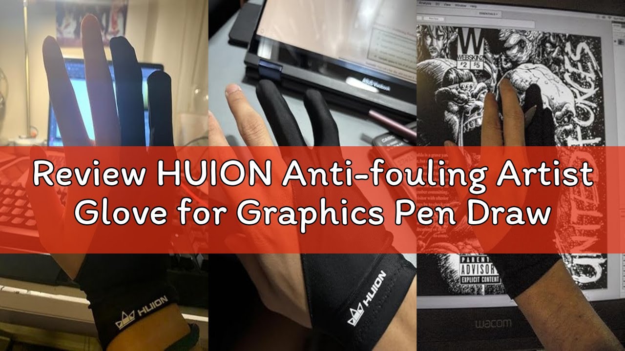 Review HUION Anti-fouling Artist Glove for Graphics Pen Drawing Tablet Monitor Light Box Tracing Boa