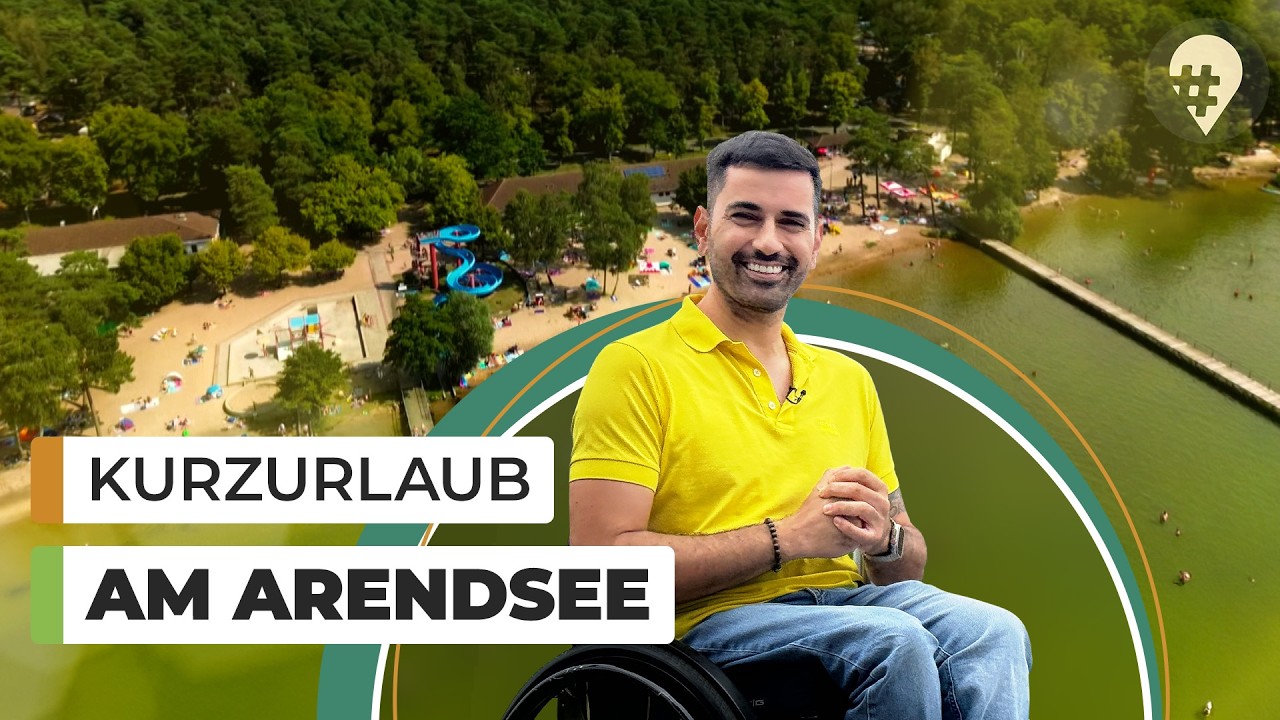 Schwimmen mit Rollstuhl: Tan Caglar am Arendsee | Doku | #hinREISEND