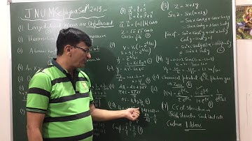 JNU MSc Physics 2019 Solutions