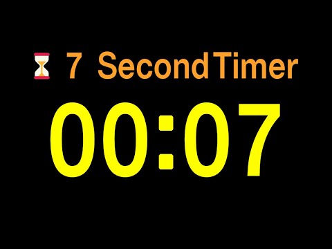 ⏱ 7 Second Timer / 🔊 Alarm / 👍 Simple Timer