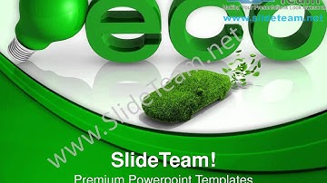 Eco Bulb Environment PowerPoint Templates ppt Themes 0812 Slides Backgrounds