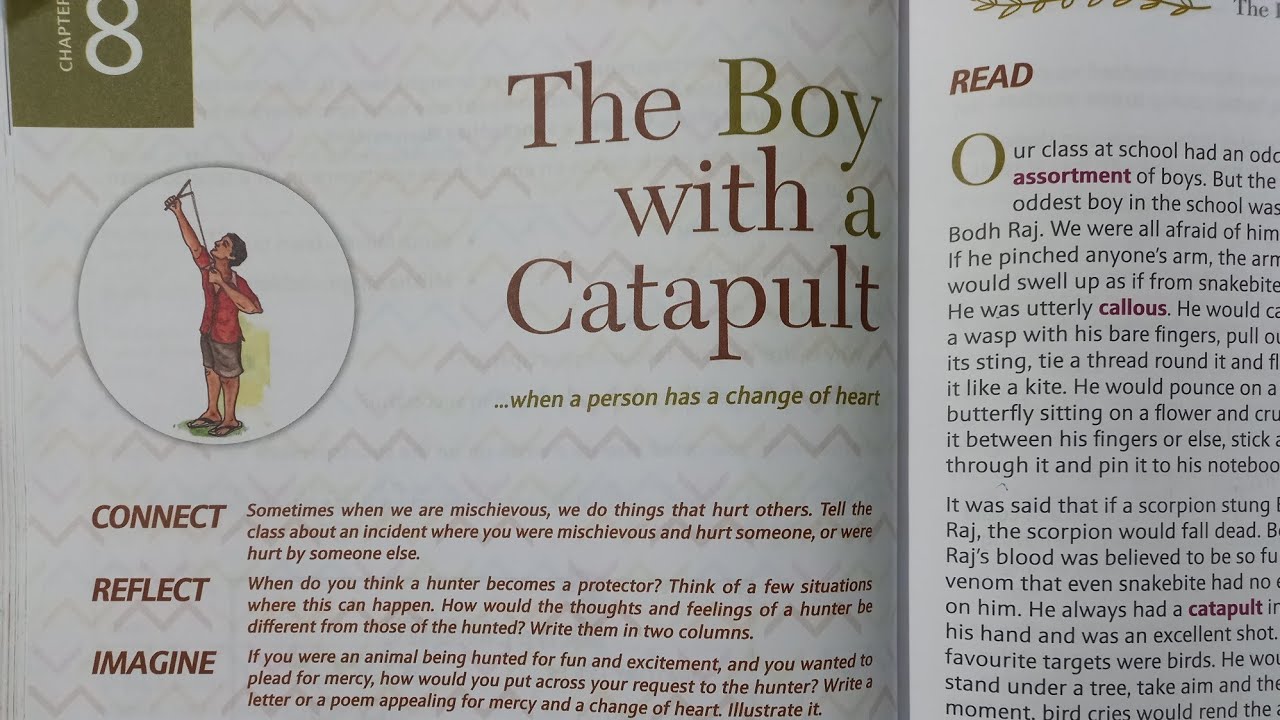 The Boy with a Catapult story translate in hindi l part2 l cls7 ch8