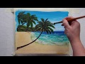 PLAYA# ACRILICO SOBRE LIENZO# TUTORIAL