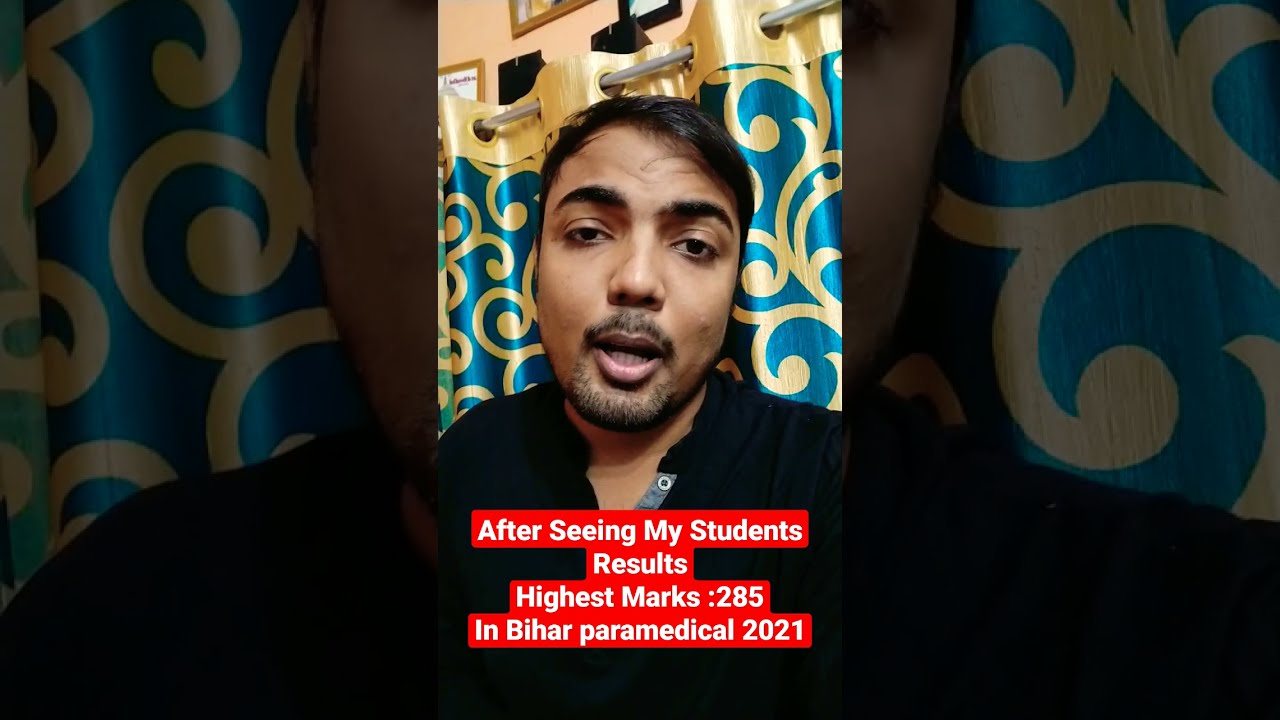 After seeing good results of my students ❤️❤️ In Bihar Paramedical exam 2021 