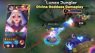 LUNOX JUNGLER 🔥 Divine Goddess Gameplay 💖 Best Build ✨