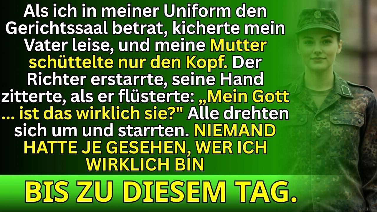 Ich betrat den Gerichtssaal in meiner Marineuniform – mein Vater lachte, aber der Richter…