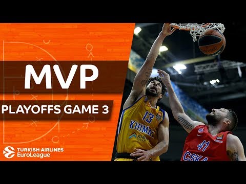 Playoffs Game 3 co-MVPs: Anthony Gill & Alexey Shved, Khimki Moscow region