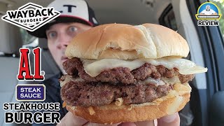 Wayback Burgers® Steakhouse Burger Review! 🥩🏠🍔| theendorsement