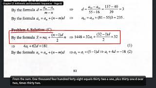 AMC 10 Prep Ch 15 Arithmetic and Geometric Sequences — Full Solutions to the Chapter Problems