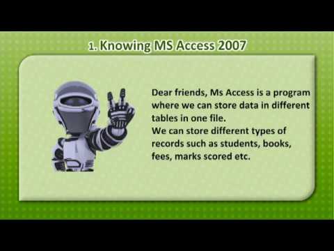 QUICK START 8-Chap 1 1-Knowing MS Access 2007