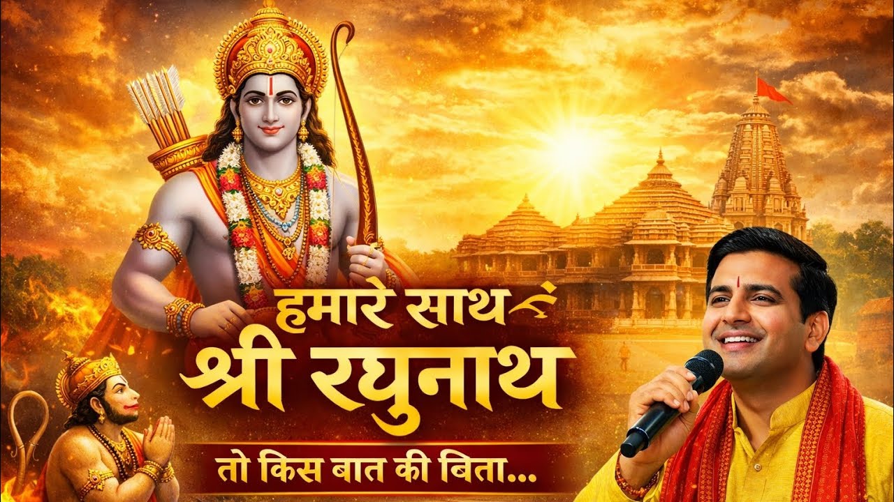 हमारे साथ श्री रघुनाथ तो किस बात की चिंता | Ram Bhajan | Shri Ram Bhajan | Ram Ji Song