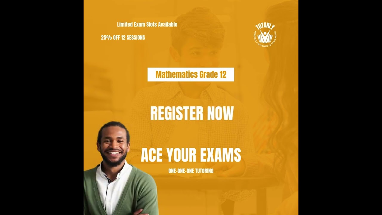 Mathematics Grade 12 &ndash; Prepare for finals with expert tutoring!