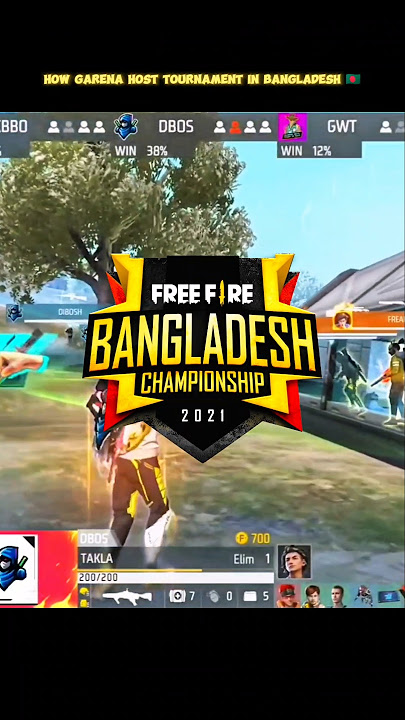 How garena host tournament in bangladesh 🤔