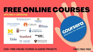 Free online courses/Coursera free online courses/world top universities free online courses 2020