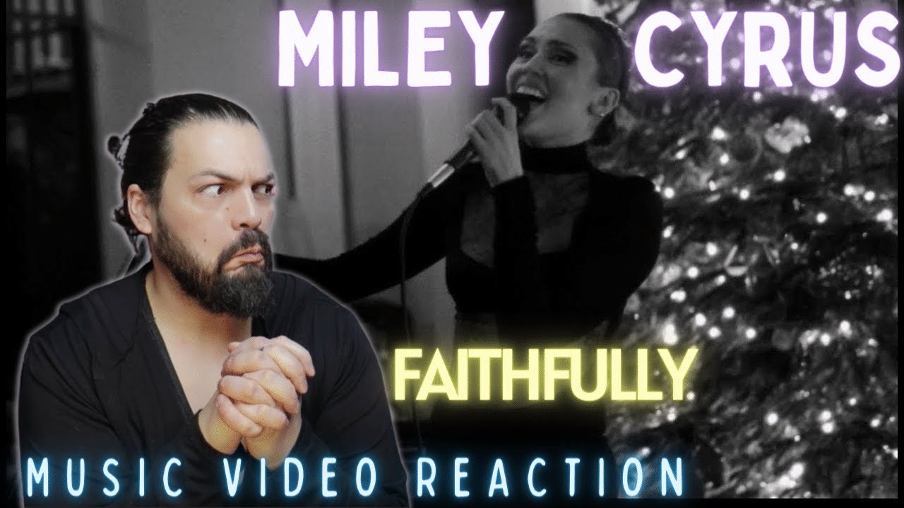 Miley Cyrus - Faithfully (Journey Cover Live) - First Time Reaction