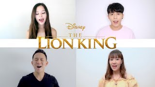 Video thumbnail of "【THE LION KING】六國語言 Can You Feel The Love Tonight  ( 英文/中文/韓文/日文/泰語/馬來文）by DANNY/JASMINE/EARTH/JASON"