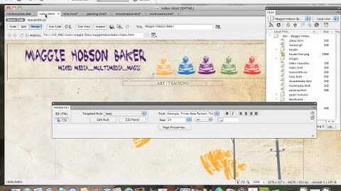 Creating Templates in Dreamweaver