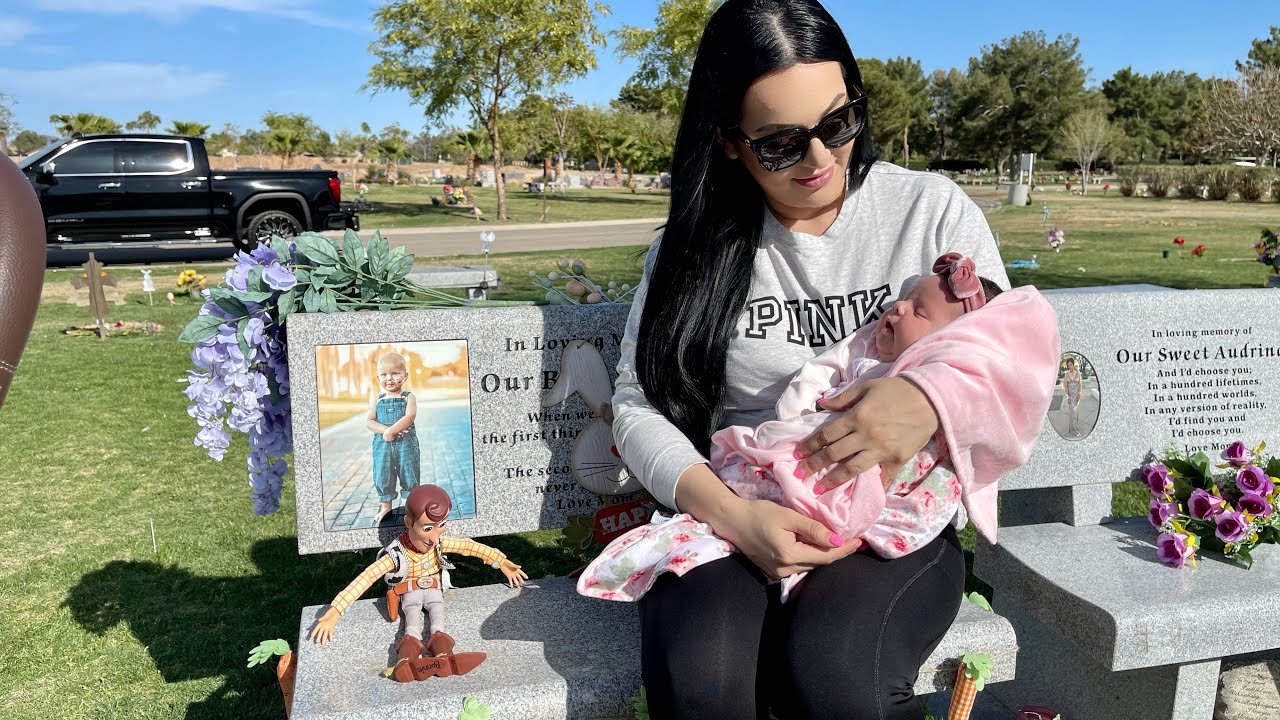 We Took Angelique To Visit Sebastians Grave For The First Time 🥺