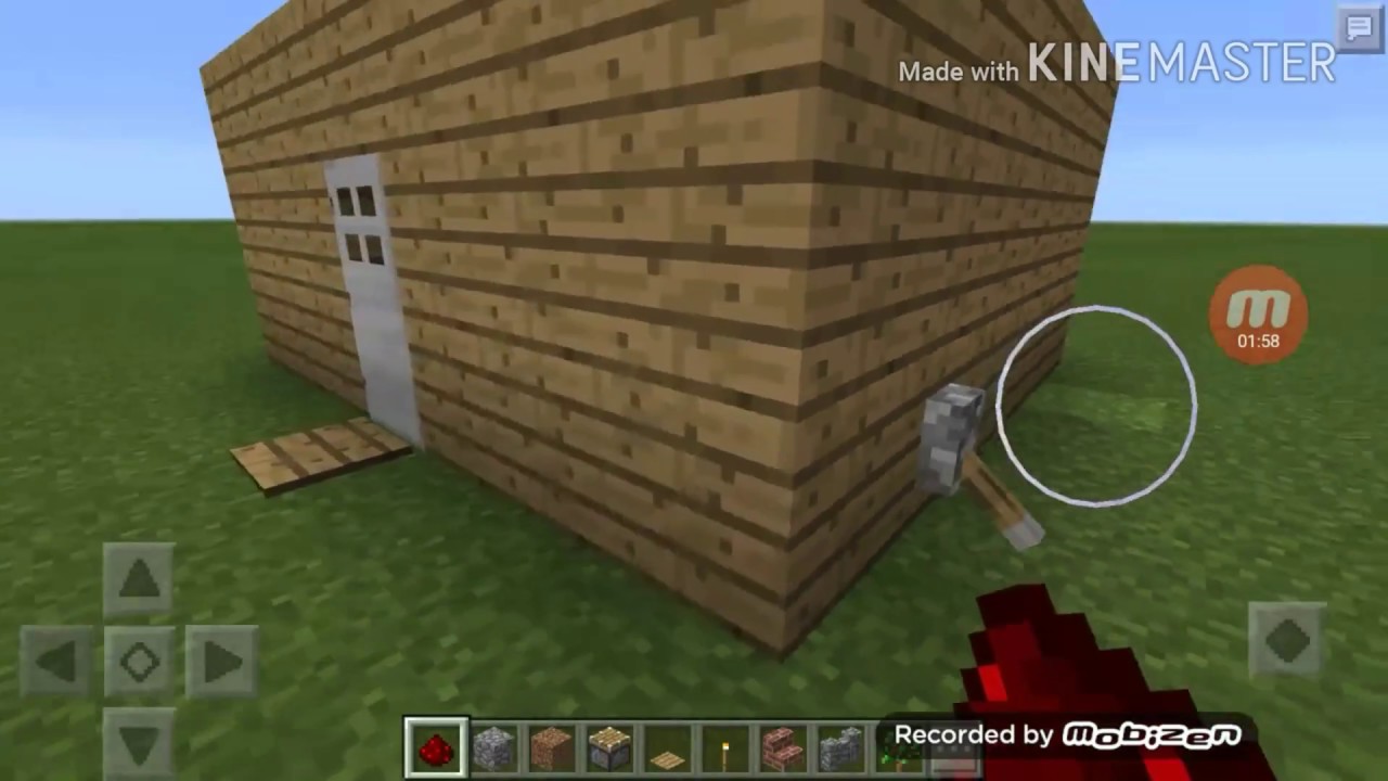 Maison piege dans minecraft avec piston - YouTube