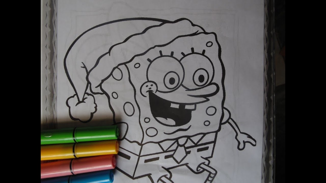 Coloring Spongebob Squarepants | coloring books for kids - YouTube
