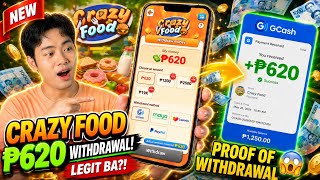 Crazy Food App Review 2026 | Legit or Scam? ₱620 GCash Withdrawal Proof screenshot 3