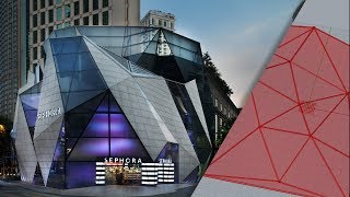 Grasshopper triangulate surface. Delaunay. Grasshopper simple broken surface screenshot 4