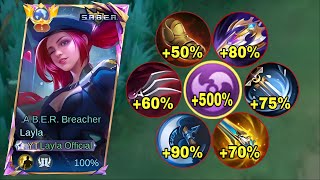 NEW META! LAYLA CRAZY BUILD 1 HIT 2026!😱 ( 100% BROKEN! ) | LAYLA BUILD TOP 1 GLOBAL 2026