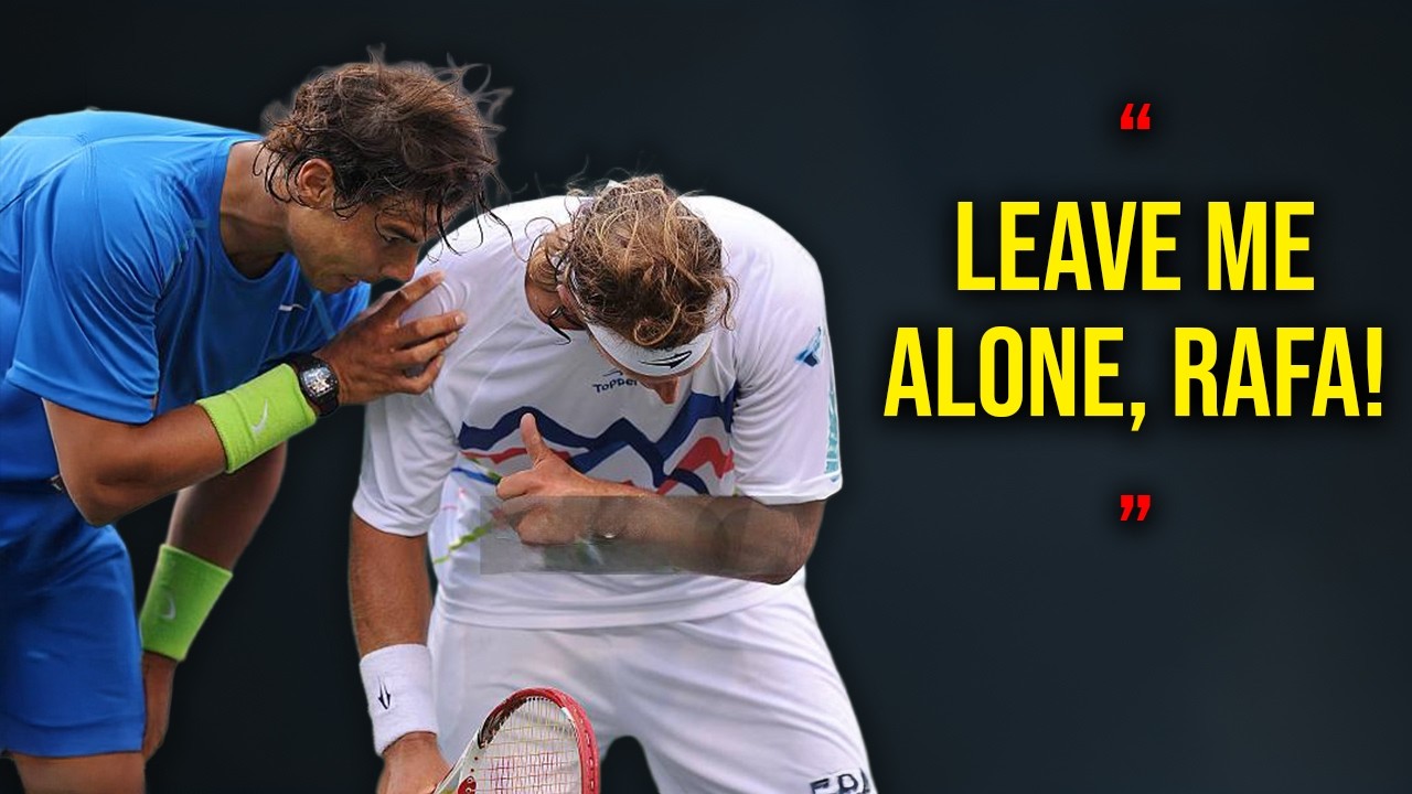 When Tennis BIGGEST Wasted Talent Took Nadal to WAR! (Most Brutal Match EVER)