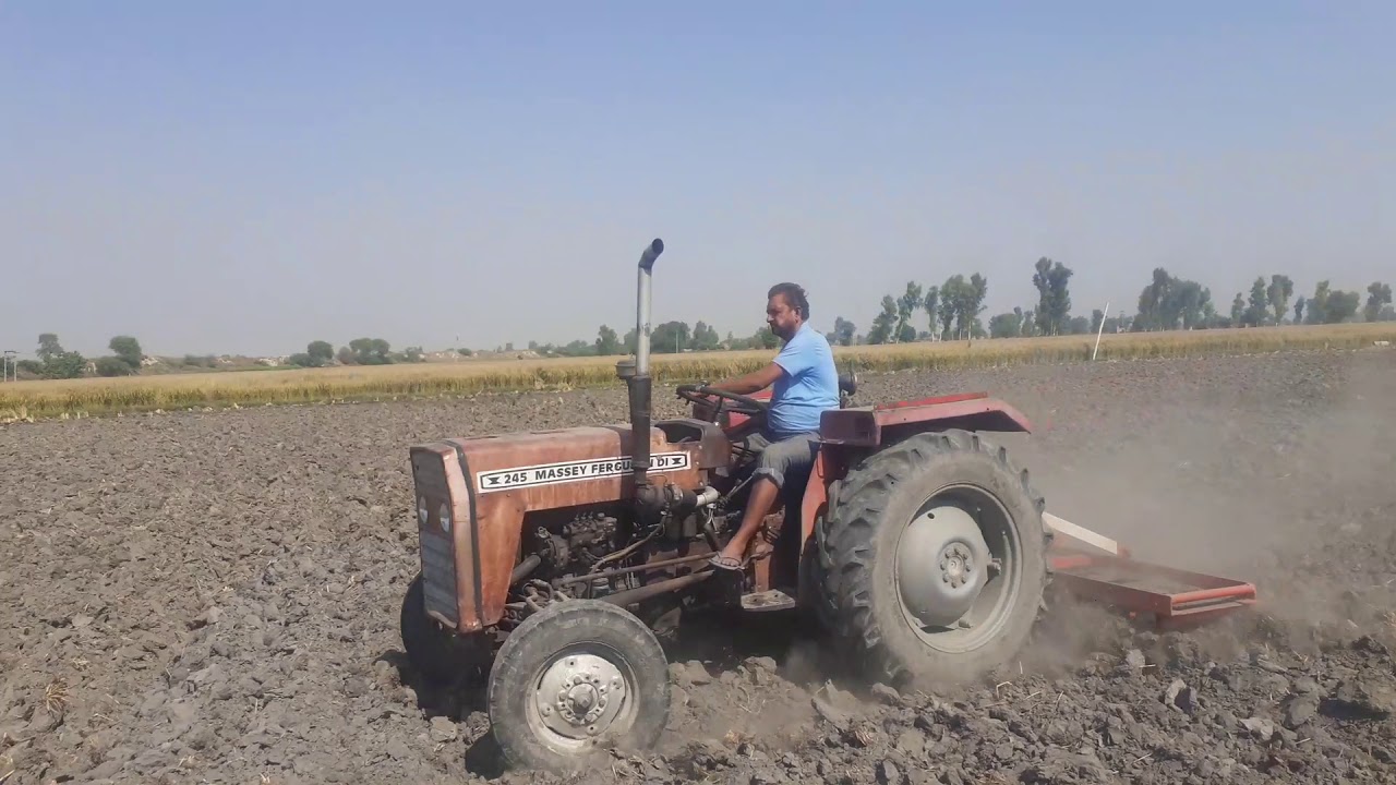 Massey ferguson 245 Turbo performance || Cultivators