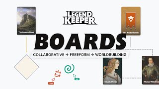 Introducing “Boards”  Collaborative Worldbuilding Whiteboards in LegendKeeper