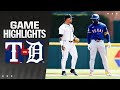 Rangers vs tigers game highlights 41824  mlb highlights