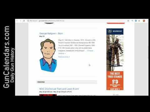 George Kellgren & Gen. Ambrose Burnside– Born - John Pedersen – Died (70) GunCalendars.com May 23rd