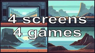 4 screens 4 games official gameplay