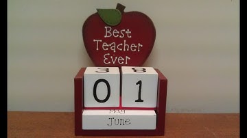 ASMR - Desk Calendar - Australian Accent - Counting the Days in June in a Quiet Whisper