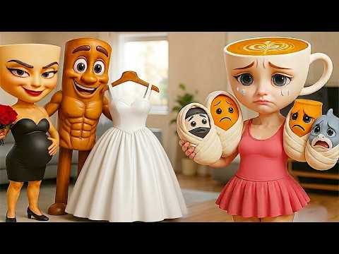 Tung Tung Sahur Gift Wedding Dress for BALLERINA & Espressona in Granny House! New Animation