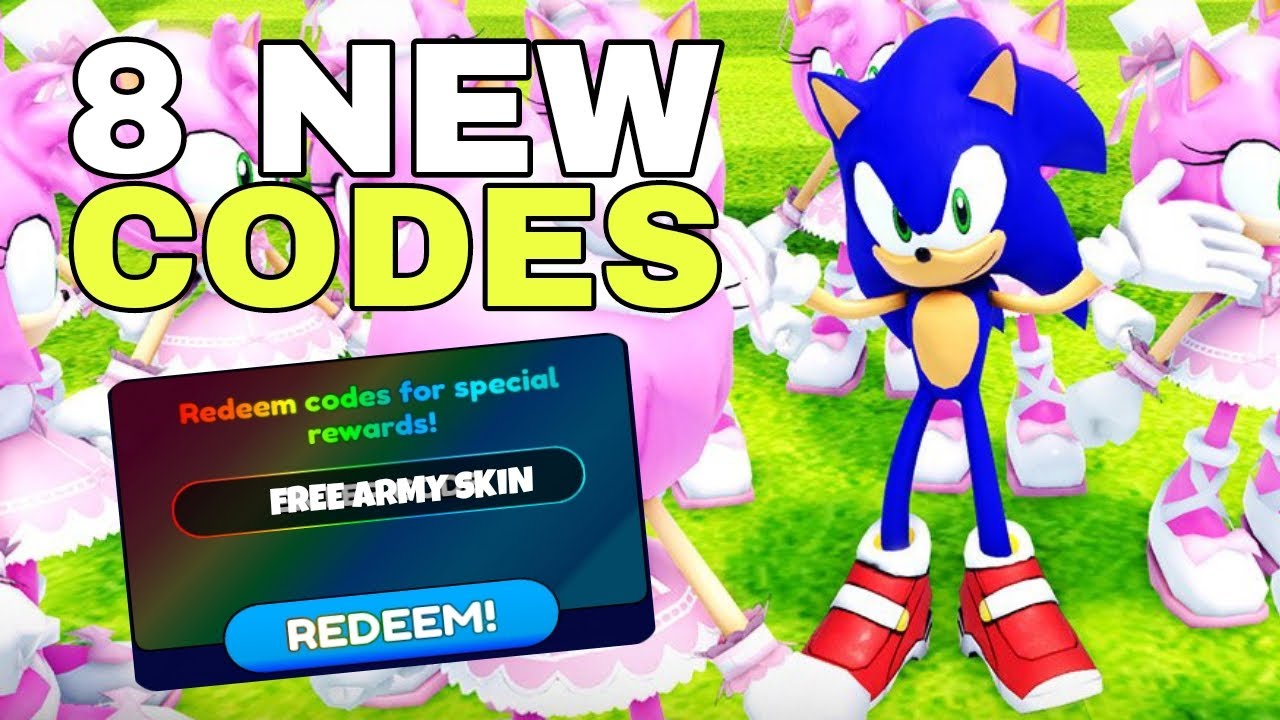 Sonic Speed Simulator Redeem Codes 2023