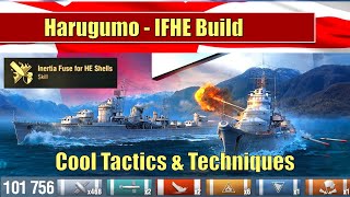 Tactics with Harugumo - IFHE Build in Clan Battles | World of Warships