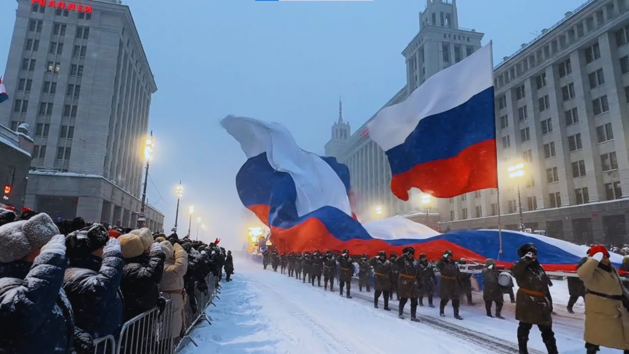 MOSCOW -40°C WINTER WALKING - EPIC WINTER PARADE EXPERIENCE