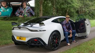 Driving The Vantage F1 Edition To The British GP [+ Hulkenberg Hot Lap]