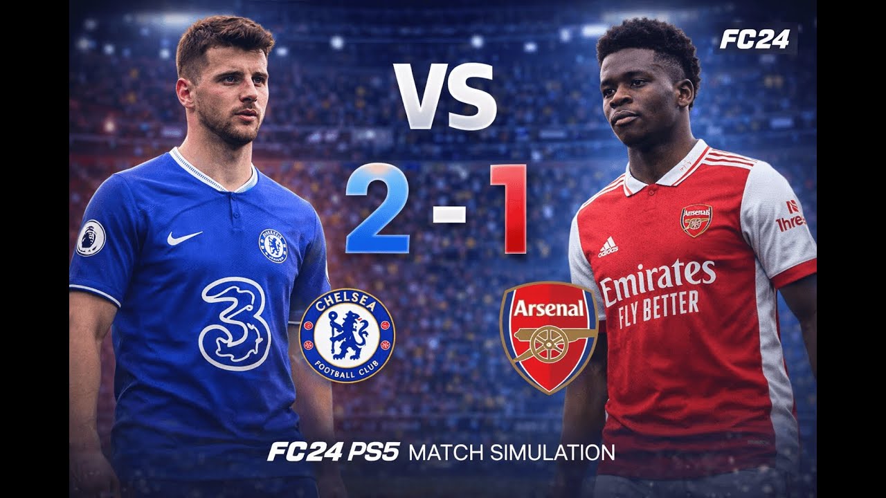 Chelsea vs Arsenal 😱 | Full Match Simulation FC 24 (PS5)