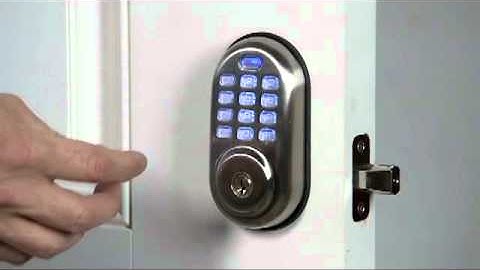 How to Delete User Codes: Revolution Pushbutton Deadbolt
