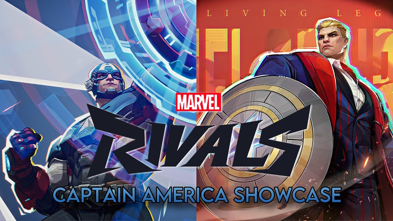 Captain America all skins showcase (4k) - Marvel Rivals