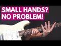 7 Tips For Guitar Players With Small Hands Or Short Fingers (To Reach More Chords!)